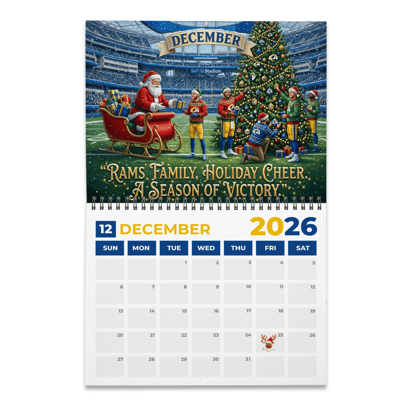 Premium NFL LAR 2026 Calendar V2 NMD 051225 TTV
