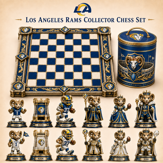 Premium NFL LAR Collector Chess Set