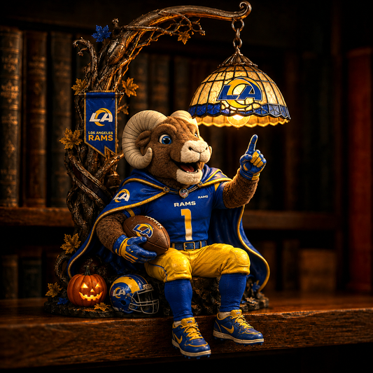 Premium NFL LAR Halloween Bookshelf Figurines Lamp