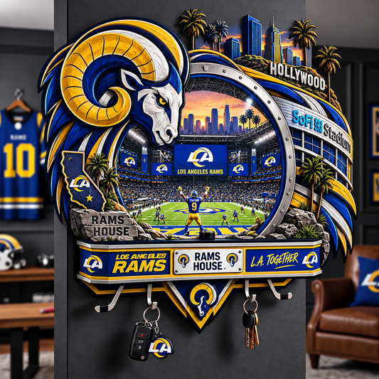 Premium NFL LAR Wall-Mounted Key Holder