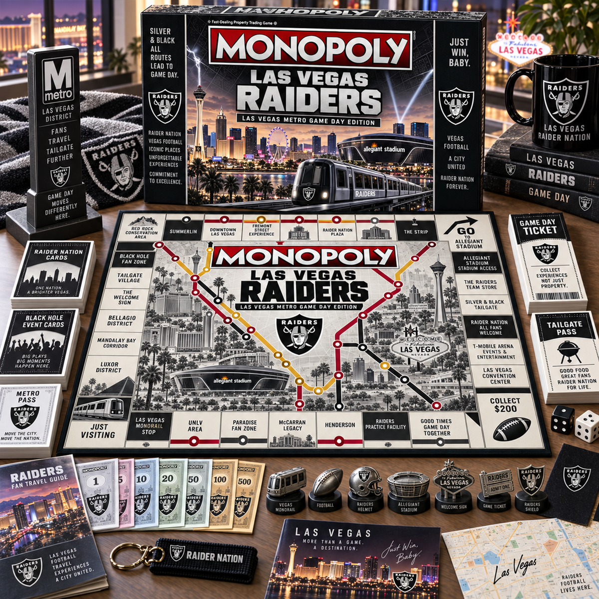 Premium NFL LV Metro Game Day Collector’s Edition Board Game V13