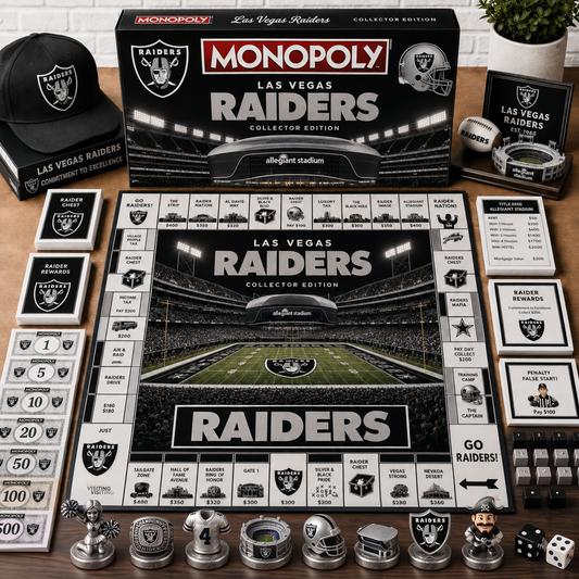Premium NFL LV Monopoly Collector Edition Board Game