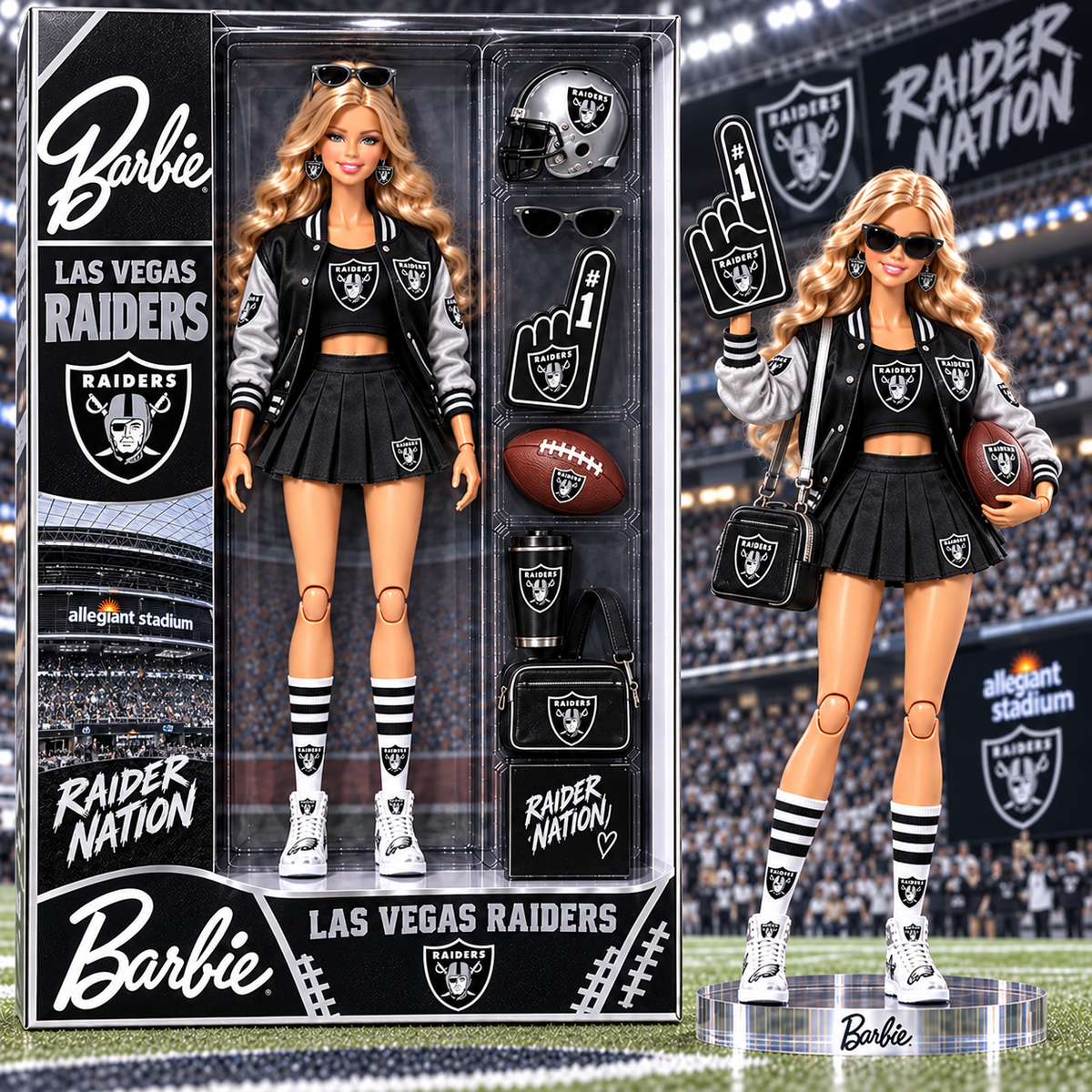 Premium NFL LVR x BBE Arclylic Plaque