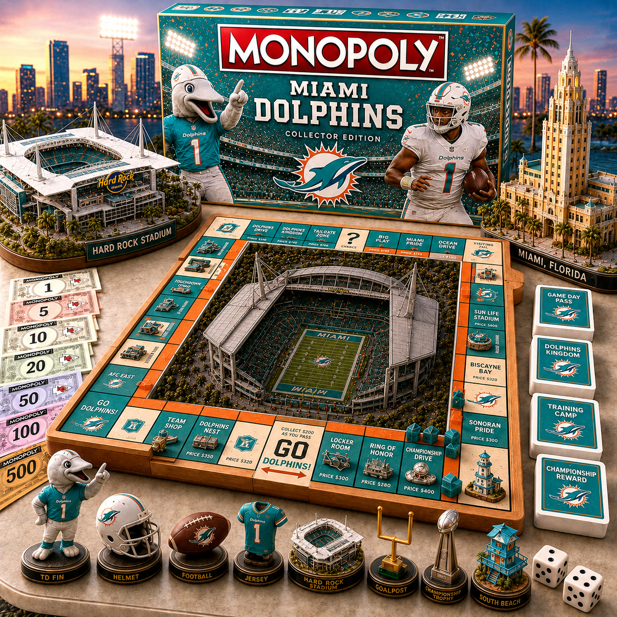 Premium NFL MD Pride Monopoly Collector’s Edition V11