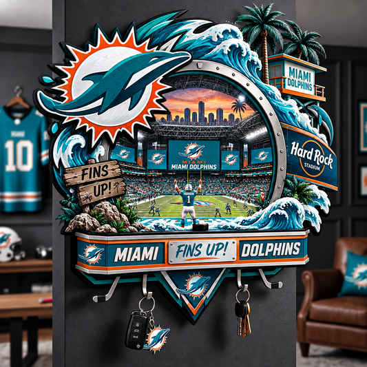 Premium NFL MD Wall-Mounted Key Holder