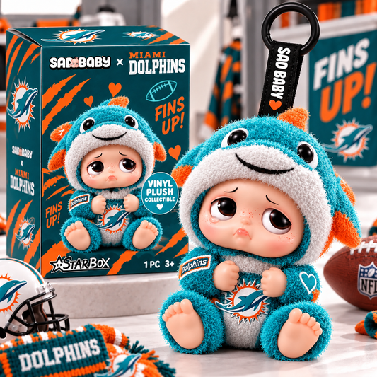 Premium NFL MD x Sad Baby Plush Keychain