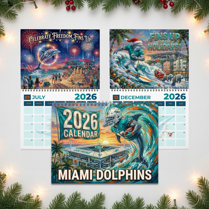 Premium NFL MIA 2026 Calendar V2 NMD 051225 TTV