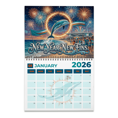 Premium NFL MIA 2026 Calendar V2 NMD 051225 TTV