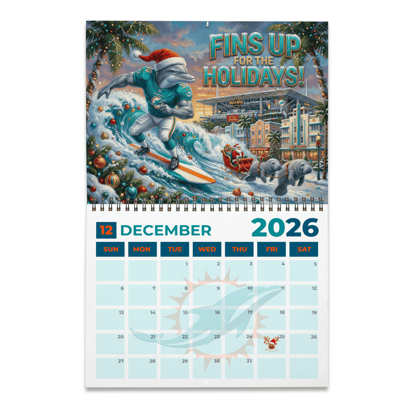 Premium NFL MIA 2026 Calendar V2 NMD 051225 TTV