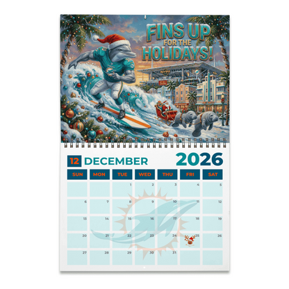Premium NFL MIA 2026 Calendar V2 NMD 051225 TTV