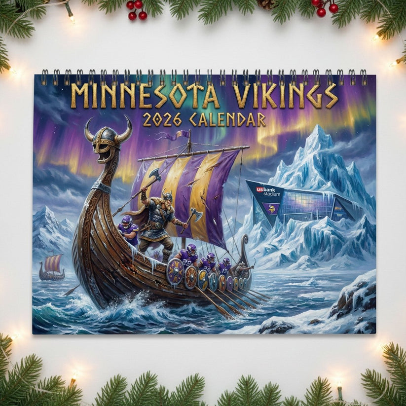 Premium NFL MIN 2026 Calendar V2 NMD 051225 TTV
