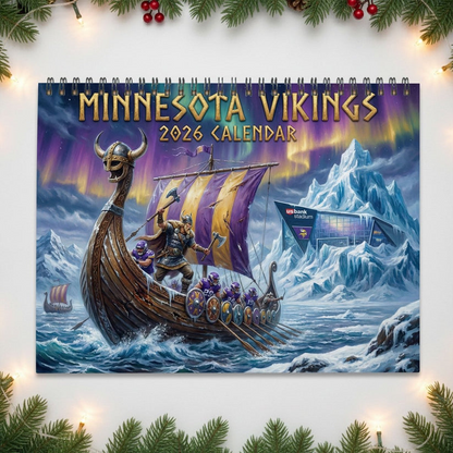 Premium NFL MIN 2026 Calendar V2 NMD 051225 TTV