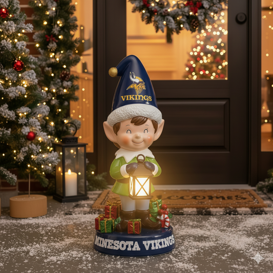 Premium NFL MIN Christmas ELF Led Figure V1 NMD 051225 TTV