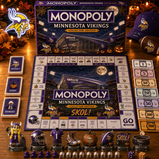 Premium NFL MIN Halloween Stadium Monopoly Collector’s Edition Board Game V10