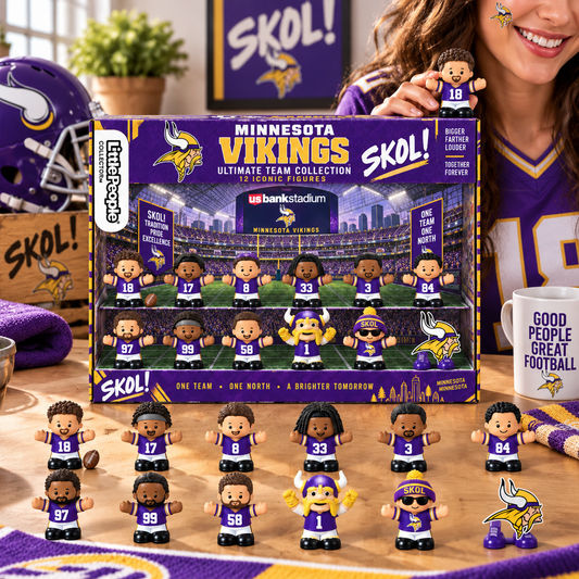 Premium NFL MIN Littel People Collector Set