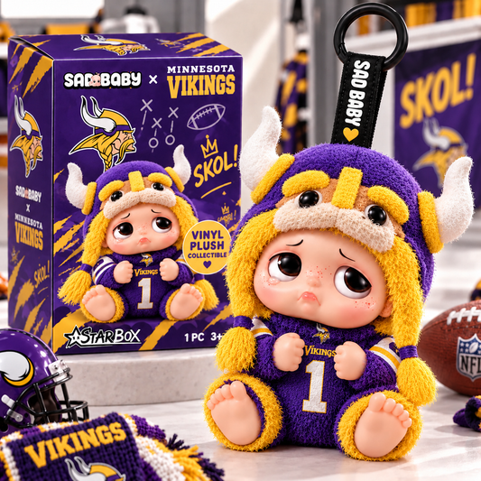 Premium NFL MV x Sad Baby Plush Keychain