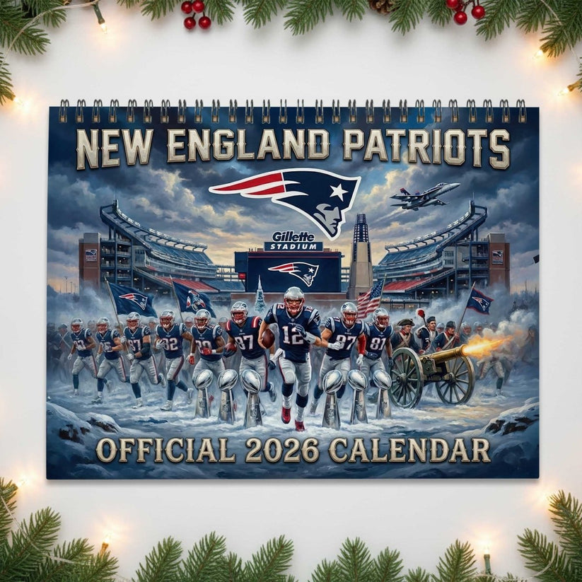 Premium NFL NE 2026 Calendar V2 NMD 051225 TTV