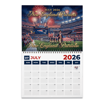 Premium NFL NE 2026 Calendar V2 NMD 051225 TTV