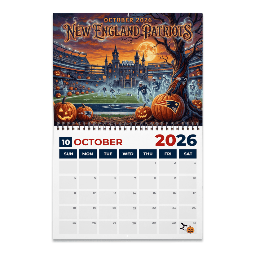 Premium NFL NE 2026 Calendar V2 NMD 051225 TTV