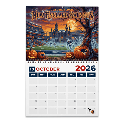 Premium NFL NE 2026 Calendar V2 NMD 051225 TTV