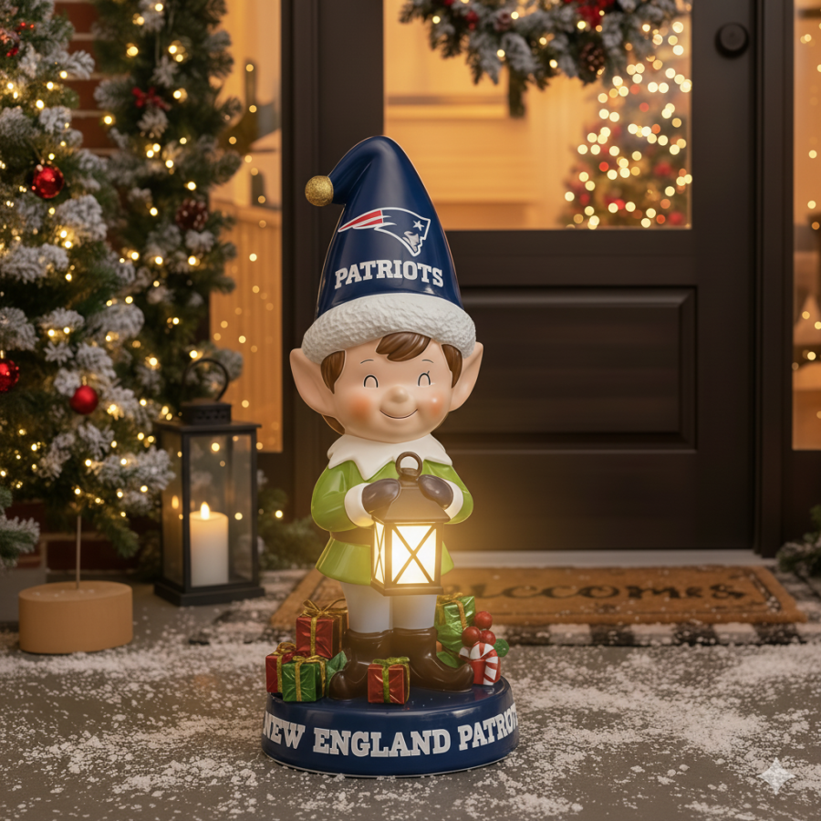 Premium NFL NE Christmas ELF Led Figure V1 NMD 051225 TTV