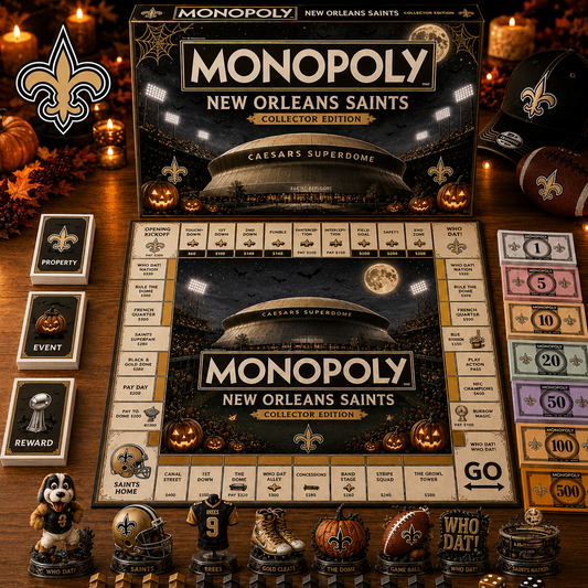 Premium NFL NO Halloween Stadium Monopoly Collector’s Edition Board Game V10