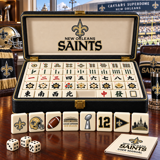 Premium NFL NO Mahjong Set – Game Night Edition
