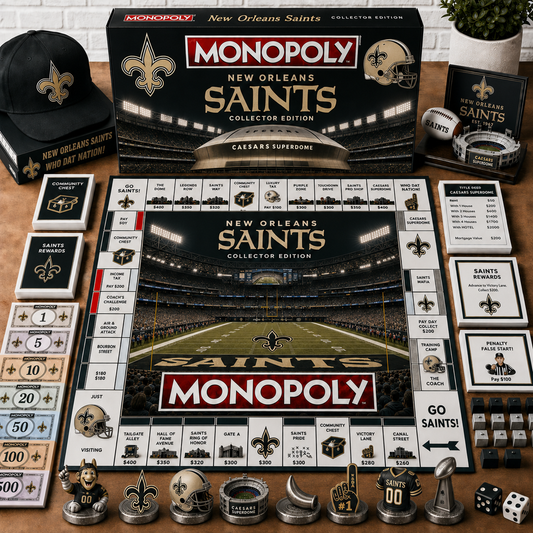 Premium NFL NO Monopoly Collector Edition Board Game