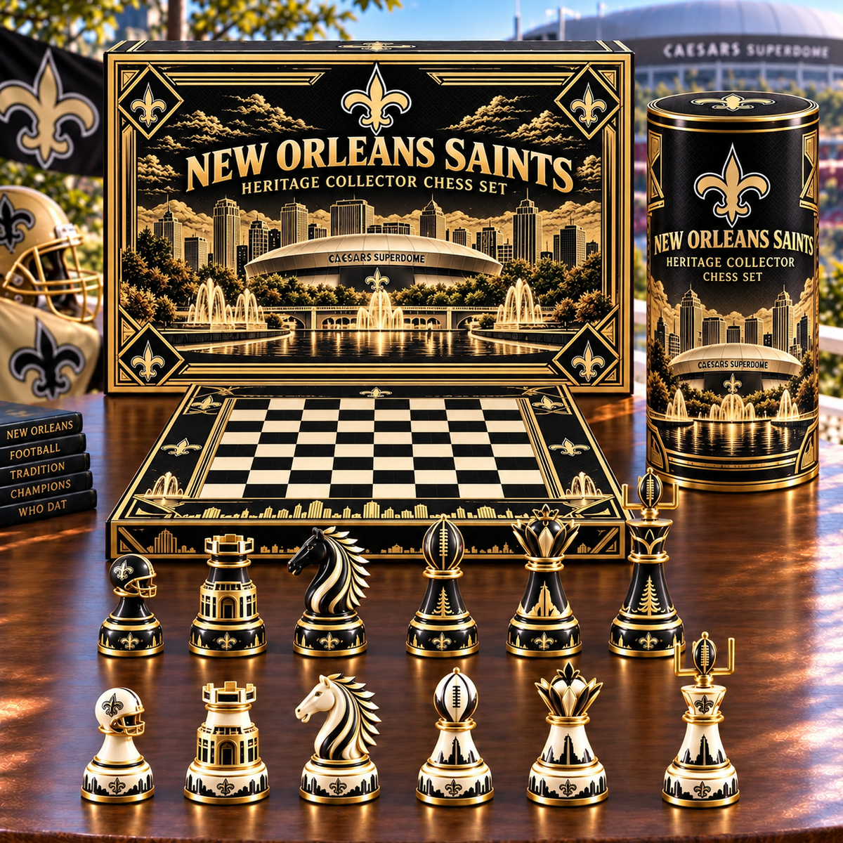 Premium NFL NOS Heritage Collector Chess Set V3