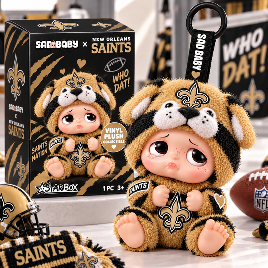 Premium NFL NOS x Sad Baby Plush Keychain