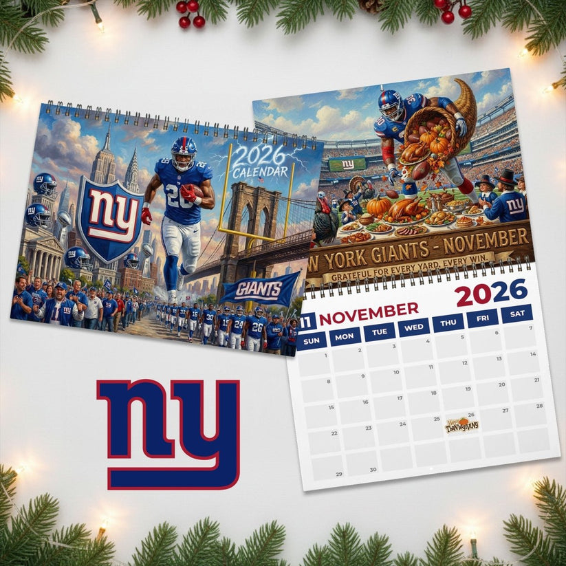 Premium NFL NYG 2026 Calendar V2 NMD 051225 TTV