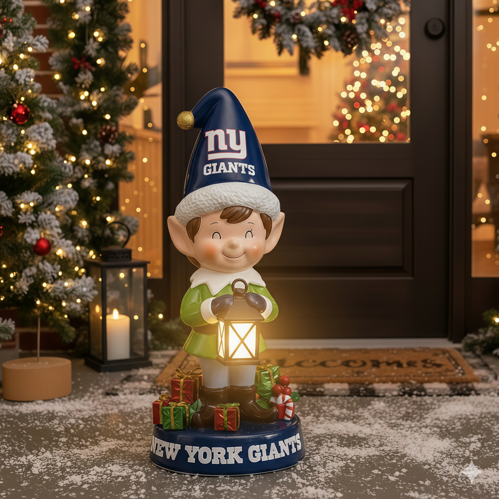 Premium NFL NYG Christmas ELF Led Figure V1 NMD 051225 TTV