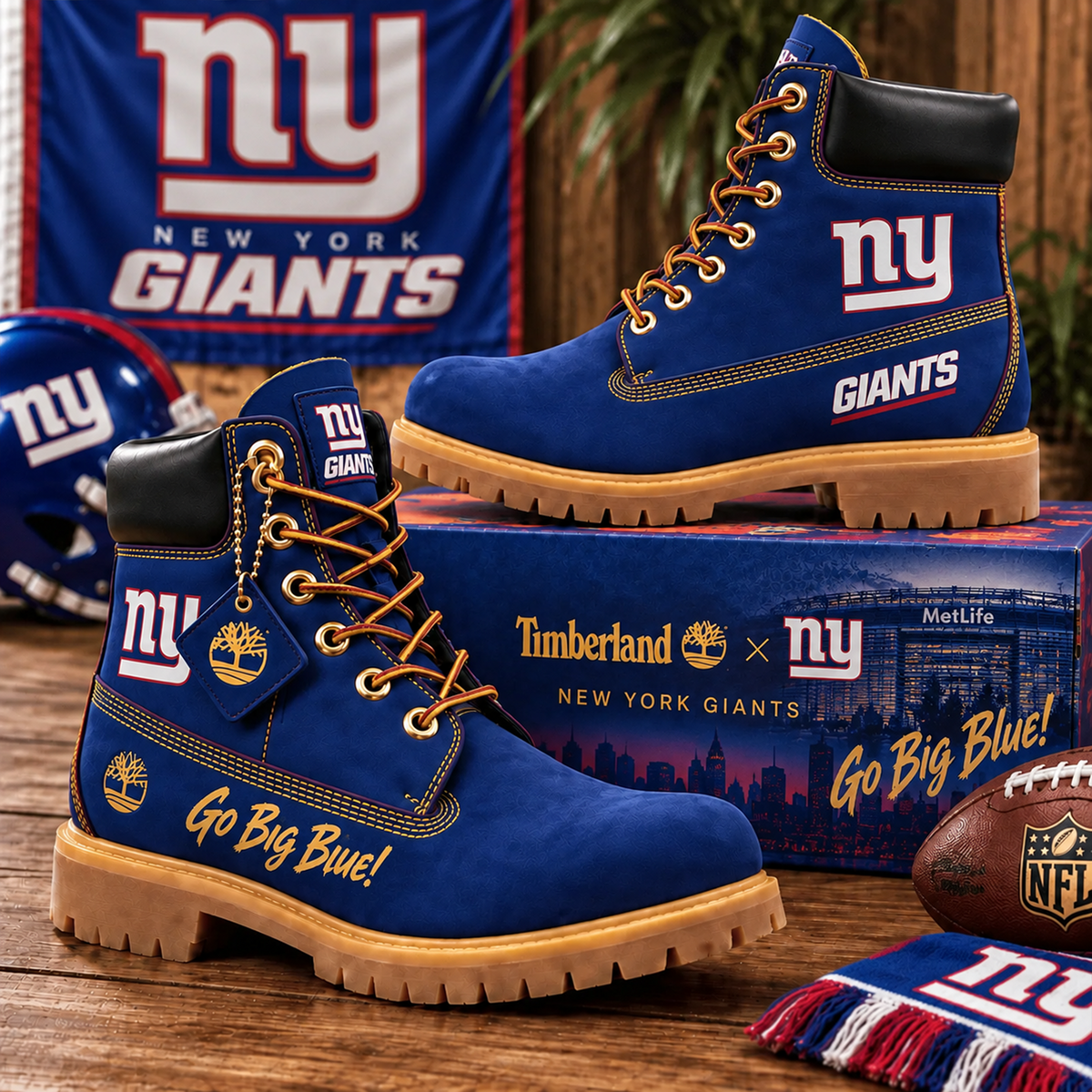 Premium NFL NYG Heritage Boots