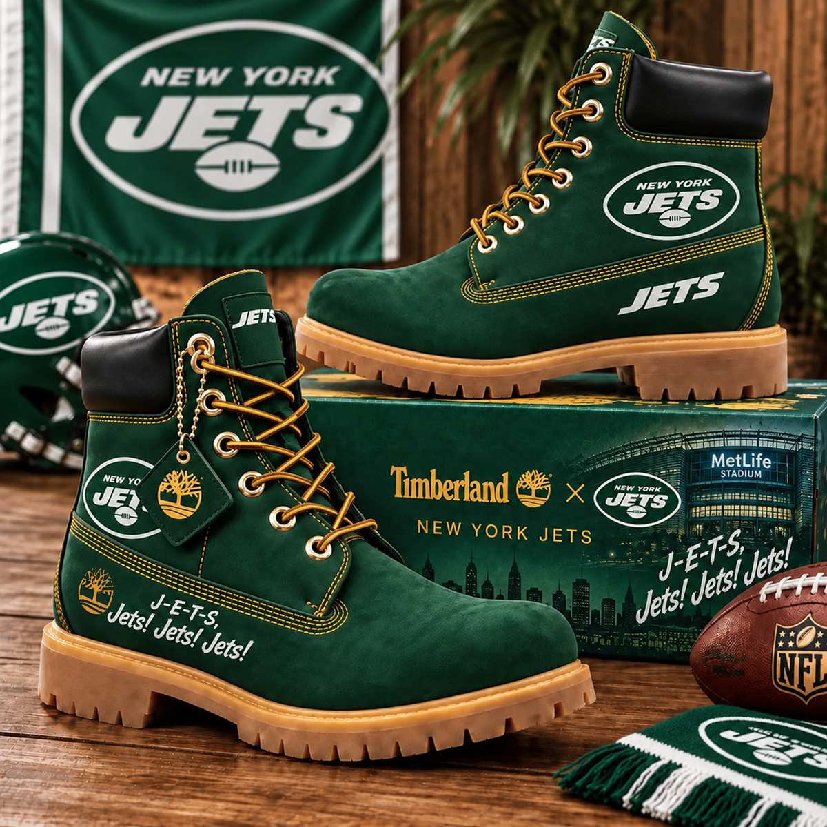 Premium NFL NYJ Heritage Boots