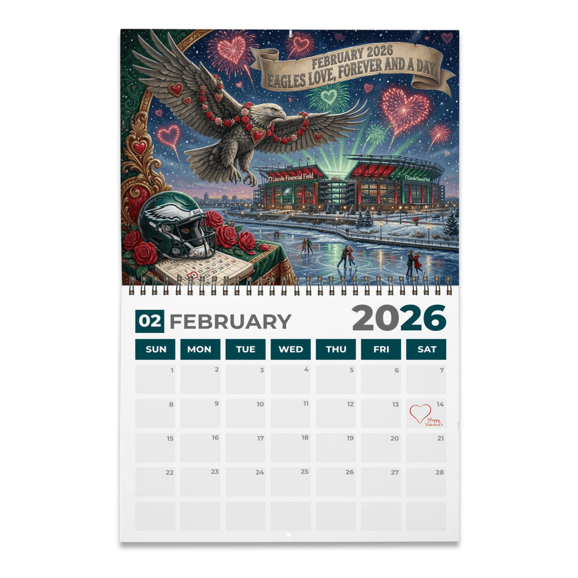 Premium NFL PHI 2026 Calendar V2 NMD 051225 TTV
