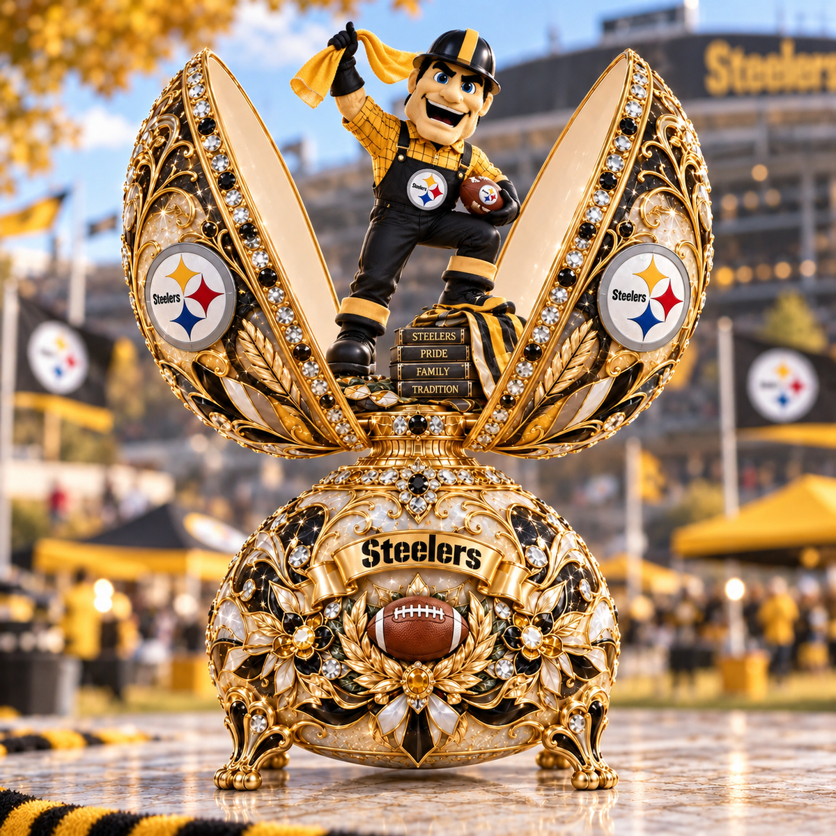Premium NFL PS The Bradford Exchange Fabergé