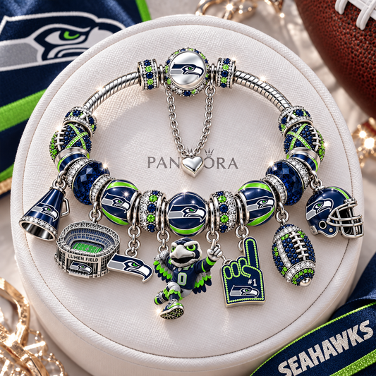 Premium NFL SEA Charm Bracelet Set V2