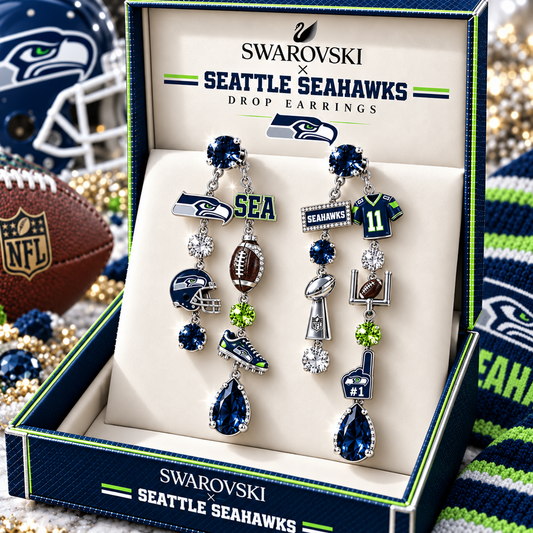 Premium NFL SEA Dangle Earrings