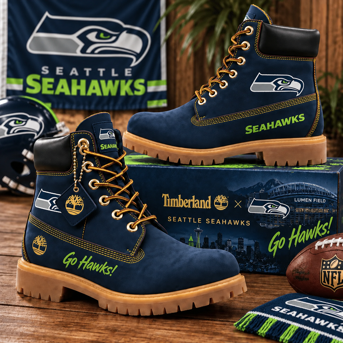 Premium NFL SEA Heritage Boots