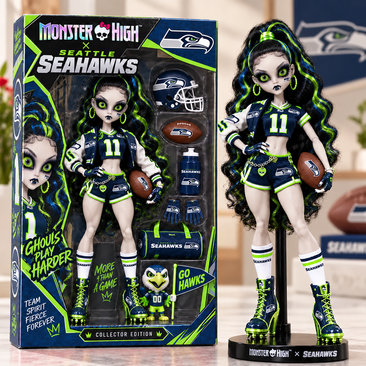 Premium NFL SEA Varsity Collector Acrylic Plaque