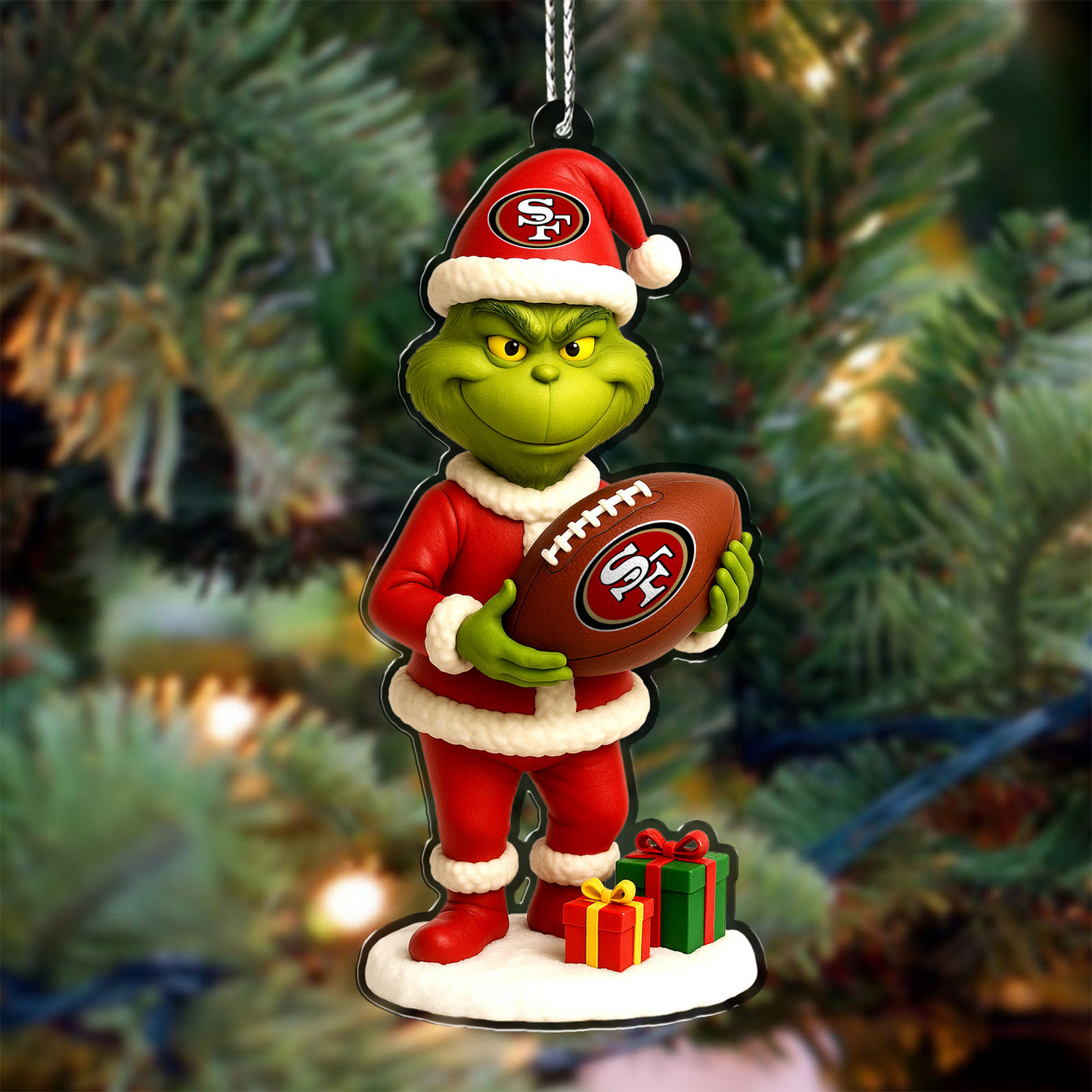 Premium NFL SF Chrismast Ornament V4 NMD TTV