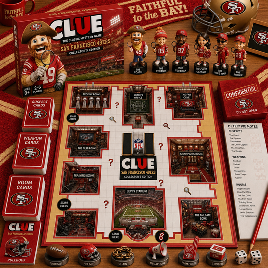 Premium NFL SF Clue Collector’s Edition Board Game