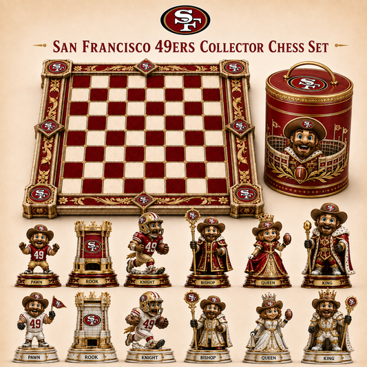 Premium NFL SF49 Collector Chess Set