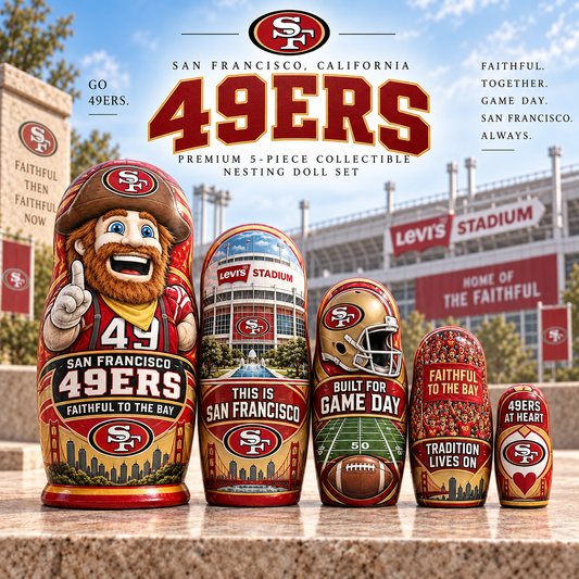Premium NFL SF49 Nesting Doll Set