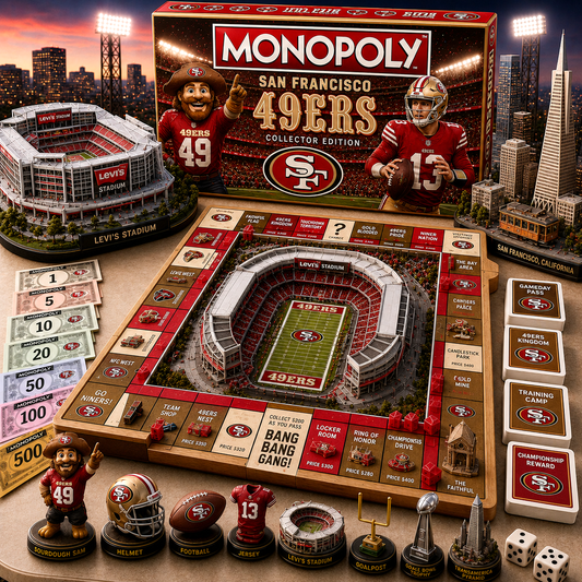 Premium NFL SF49 Pride Monopoly Collector’s Edition V11