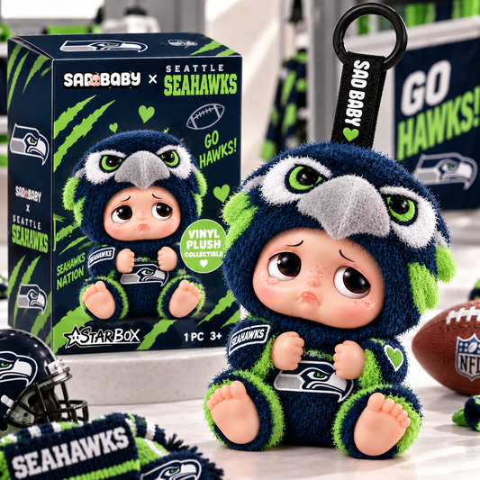 Premium NFL SS x Sad Baby Plush Keychain