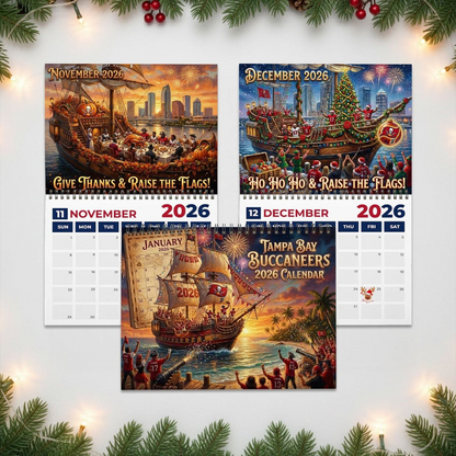 Premium NFL TB 2026 Calendar V2 NMD 051225 TTV