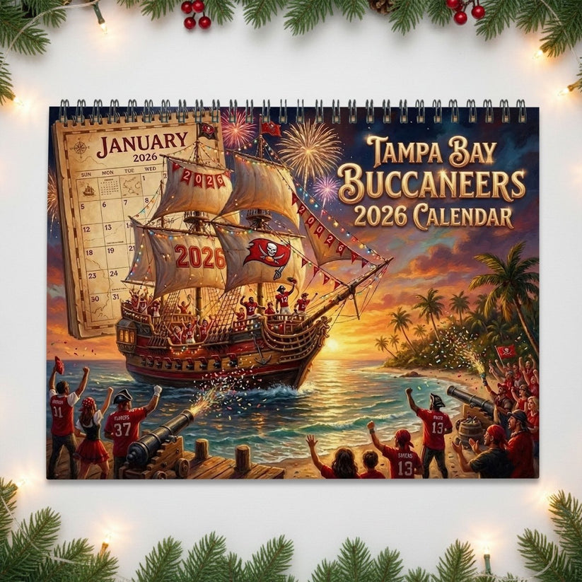 Premium NFL TB 2026 Calendar V2 NMD 051225 TTV