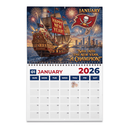 Premium NFL TB 2026 Calendar V2 NMD 051225 TTV