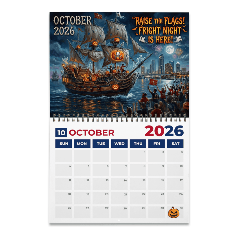 Premium NFL TB 2026 Calendar V2 NMD 051225 TTV